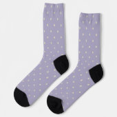 Polka Dots Lavender Cream Polka Pattern Sokken (Links)