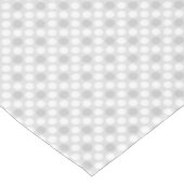 Polka dots lichtgrijs modieus tafelkleed (Gekanteld)