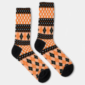 Polka Dots, Little Ghosts en Oranje Argyle Sokken (Rechts)