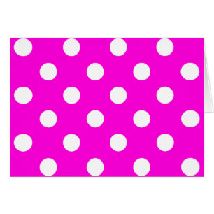 Polka dots magenta #FF00DC
