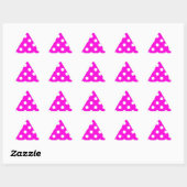 Polka dots magenta #FF00DC Sticker (Vel)