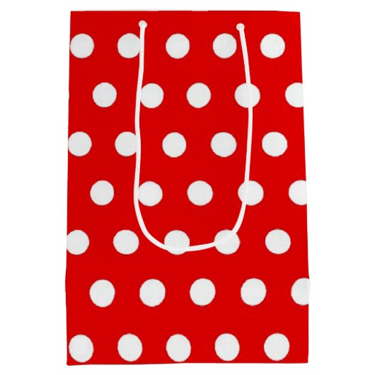 Polka Dots Medium Cadeauzakje (Achterkant)