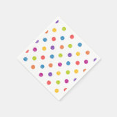 POLKA DOTS, MEERDERE KLEUREN SERVETTEN (Hoek)