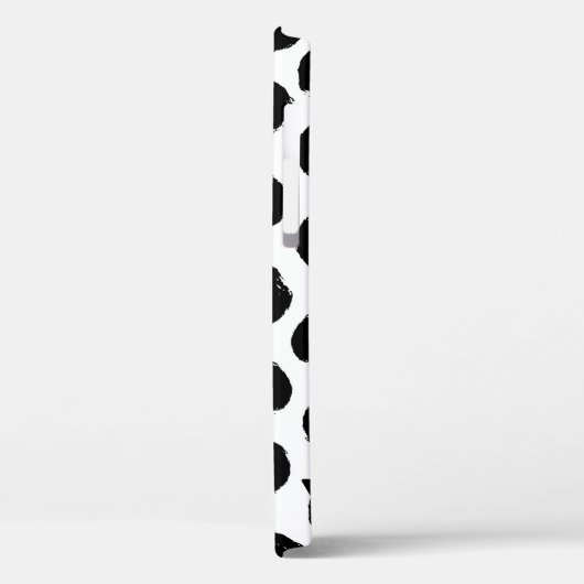 Polka Dots met Cat Faces: Speelse . Case-Mate iPhone Case (Achterkant / Links)