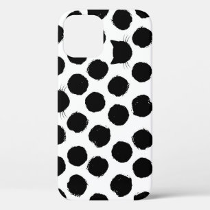 Polka Dots met Cat Faces: Speelse . Case-Mate iPhone Case
