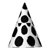 Polka Dots met Cat Faces: Speelse . Feesthoedjes (Voorkant)