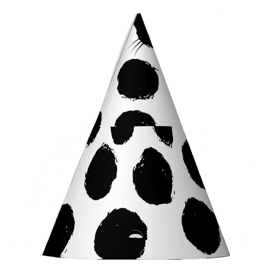 Polka Dots met Cat Faces: Speelse . Feesthoedjes (Links)