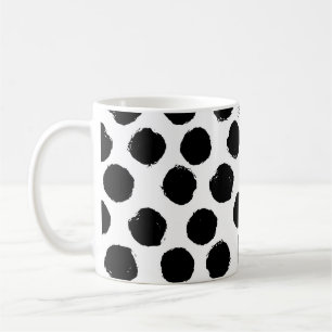 Polka Dots met Cat Faces: Speelse . Koffiemok