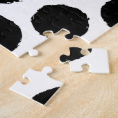 Polka Dots met Cat Faces: Speelse . Legpuzzel (Zijkant)