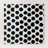 Polka Dots met Cat Faces: Speelse . Legpuzzel (Horizontaal)
