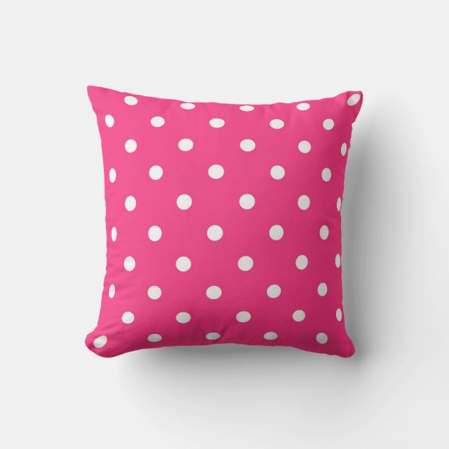 Polka Dots met Roze Kussen (Voorkant)
