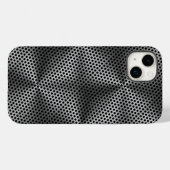 Polka Dots on Metal Bord 01x4 Black BG Case-Mate iPhone Case (Achterkant (horizontaal))