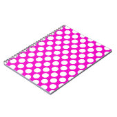 Polka Dots on Pink Notitieboek (Linkerzijde)