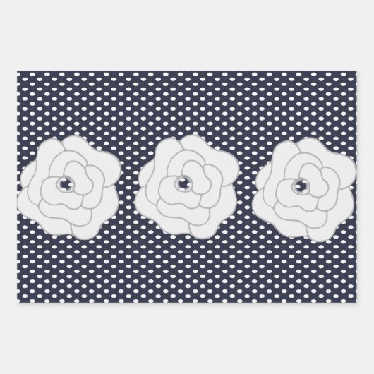 Polka Dots, Owls & Ballerinas Inpakpapier Vel (Voorkant)