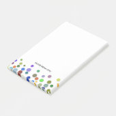 Polka Dots Packs Patroon Meerdere kleuren Abstract Post-it® Notes (Schuin)