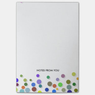 Polka Dots Packs Patroon Meerdere kleuren Abstract Post-it® Notes