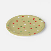 Polka Dots Paper-Borden Papieren Bordje (Gekanteld)