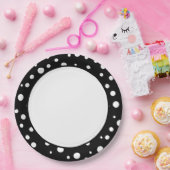 Polka Dots Paper-Borden Papieren Bordje (Feest)