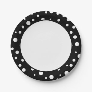 Polka Dots Paper-Borden Papieren Bordje