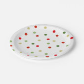 Polka Dots Paper-Borden Papieren Bordje (Gekanteld)