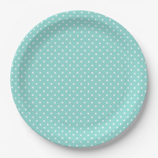 Polka Dots Papieren Bordje (Voorkant)