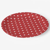 Polka Dots Papieren Bordje (Gekanteld)