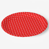 Polka Dots Papieren Bordje (Gekanteld)