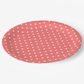 Polka Dots Papieren Bordje (Gekanteld)