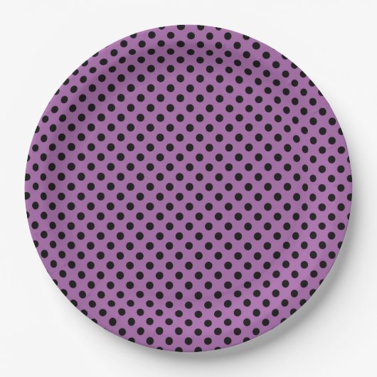 Polka Dots Papieren Bordje (Voorkant)