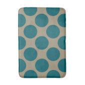  Polka Dots Patroon elke kleur op Latte Badmat (Voorkant Verticaal)