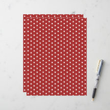 Polka dots patroon feestelijk rood plakboek papier