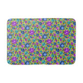 Polka Dots Patroon in Roze Blauw Blauwgroen - Bath Badmat (Voorkant)