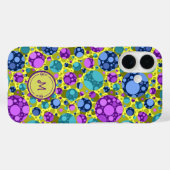 Polka Dots Patroon in Roze Blauw Blauwgroen - Case-Mate iPhone Case (Achterkant (horizontaal))