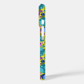 Polka Dots Patroon in Roze Blauw Blauwgroen - Case-Mate iPhone Case (Achterkant / Links)