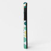 Polka Dots Pattern | Aqua Yellow Oranje Case-Mate iPhone Case (Achterkant/links)