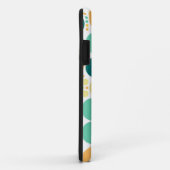 Polka Dots Pattern | Aqua Yellow Oranje Case-Mate iPhone Case (Achterkant/rechts)