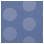 Polka Dots Pattern blue en jouw ideeën Stof (Close Up)