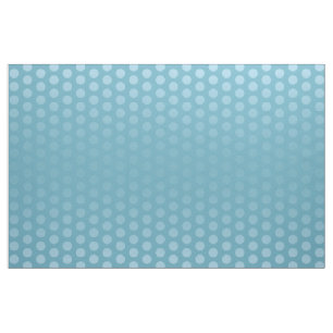Polka Dots Pattern dark cyan + jouw ideeën Stof