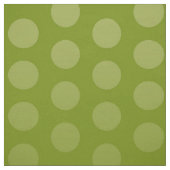 Polka Dots Pattern green + jouw ideeën Stof (Swatch)