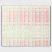 Polka Dots Pattern in Pink and Cream Cadeaupapier (Vlak)