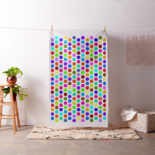 Polka Dots Pattern kleurde + je rug. en ideeën Stof