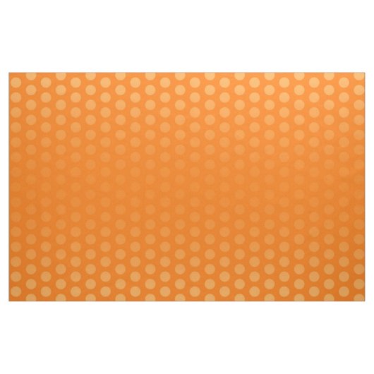 Polka Dots Pattern oranje + jouw ideeën Stof (Yard (91,4 cm))