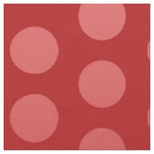 Polka Dots Pattern Red uw ideeën Stof (Close Up)