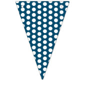  Polka Dots Pattern - white 1 Vlaggetjes (Derde vlag)