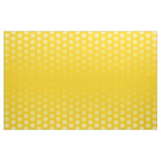 Polka Dots Pattern yellow + jouw ideeën Stof (Yard (91,4 cm))