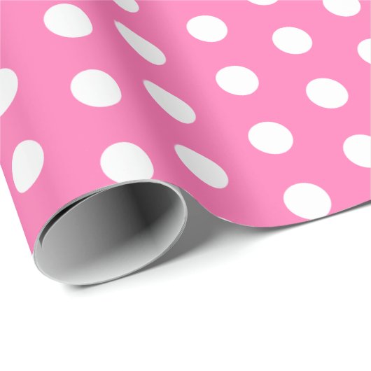 Polka Dots Perky Patroon Heldere kleuren Cadeaupapier (Rol Hoek)