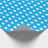 Polka Dots Perky Patroon Heldere kleuren Cadeaupapier (Hoek)