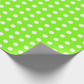 Polka Dots Perky Patroon Heldere kleuren Cadeaupapier (Hoek)