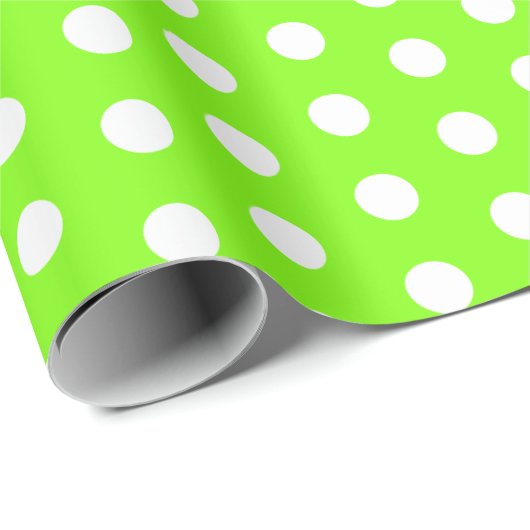 Polka Dots Perky Patroon Heldere kleuren Cadeaupapier (Rol Hoek)