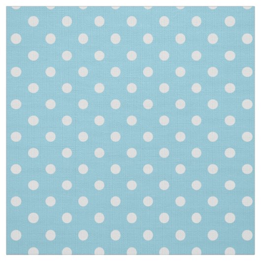 Polka Dots Photo Blue Stof (Swatch)